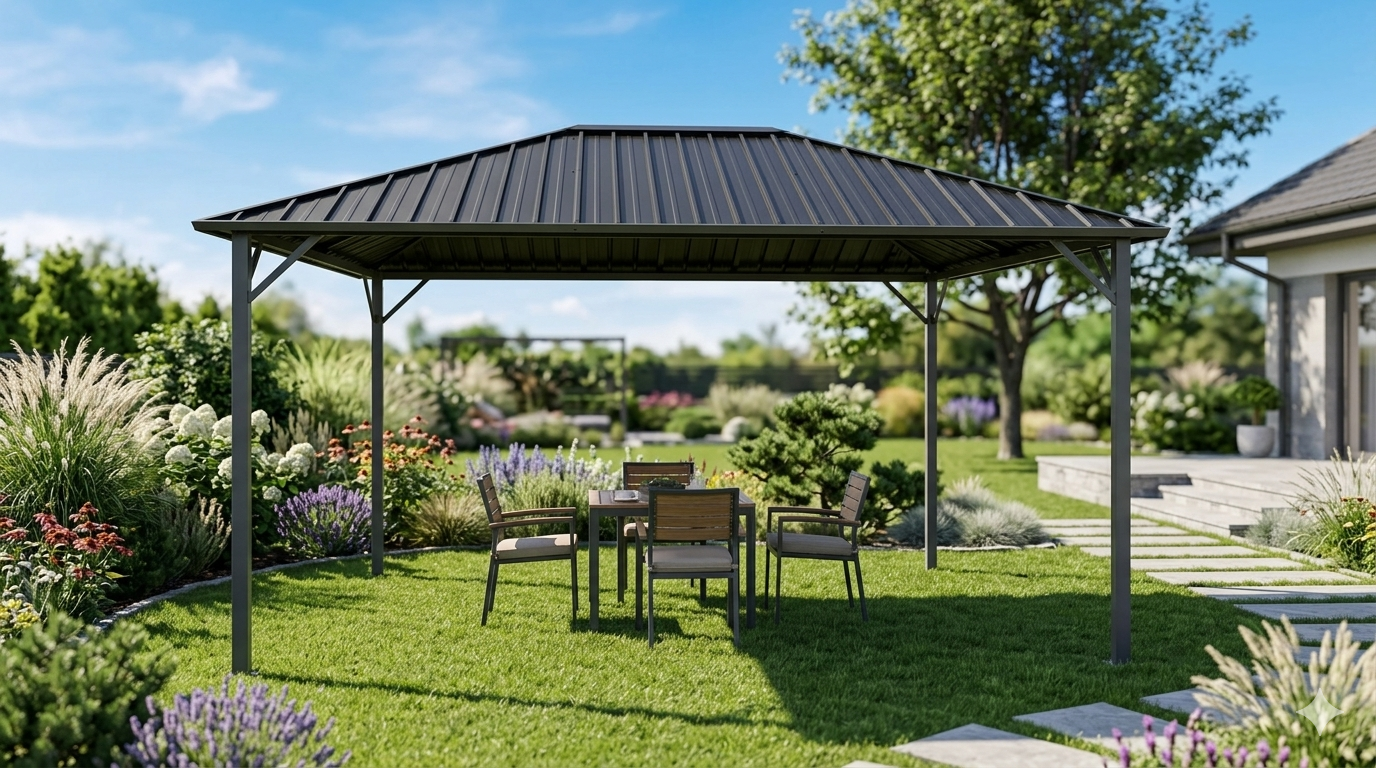 pergola ogrodowa metalowa 4iq